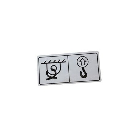 Gradall REPLACEMENT DECAL, LIFT / TIE DOWN POINT 4110226