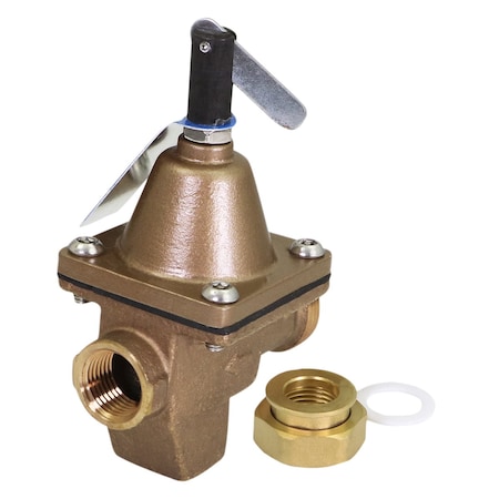 Everflow Feed Pressure Water Regulator Purge Check Valve for Heaters and Boilers 1/2" 186TS012