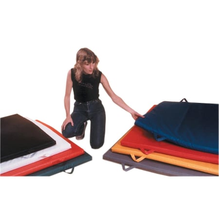 Fabrication Enterprises 5 x 10 ft. Non-folding Mat with Handles, 1.375 in. Eco-friendly Matting 38-2313
