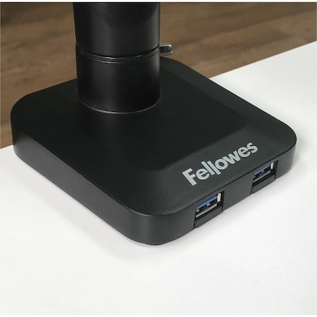 Fellowes Dual Monitor Arm, 18 lb. Cap. 8042501