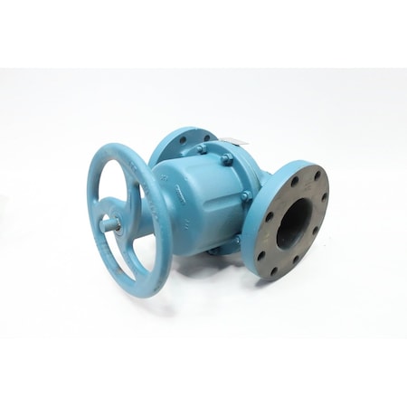 Itt DIA-FLO MANUAL IRON FLANGED DIAPHRAGM VALVE 4IN 4-2834-SS-902-QCR-SQD1-SQD2