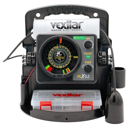 Vexilar FLX-12 Pro Pack II Fishing System w/12 Degree Ice Ducer PPX1212