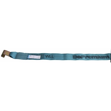 Doleco Premium RORO Container Strap 4" x 5' with Hook, 5,400 lbs WLL 23114405