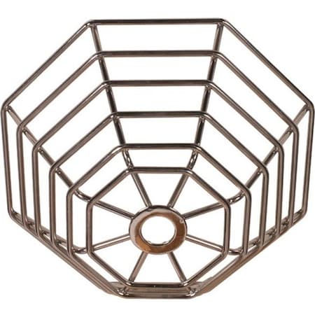 Safety Technology International Smoke Detector Guard, Stainless Steel, Flush Mount, 7 in W x 7 in H x 3 1/4 in D, Silver STI-9604-SS