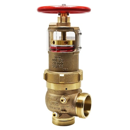 Zurn Adjstbl Pressure Reducing Hose Valve Angle Body, Grooved x Special Thrd ZW5000GST