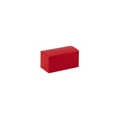 Bubblefast 100-9 x 4 1/2 x 4 1/2'' Holiday Red Gift Boxes, 100PK BFGB944R