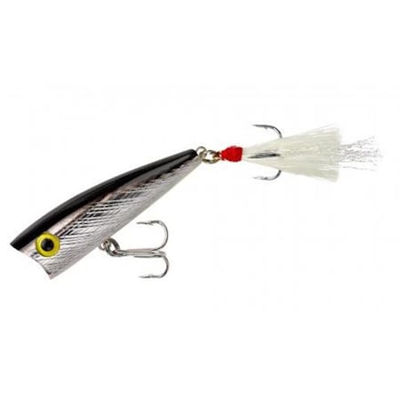 Pradco Lures Rebel Pop R, 0.25 - Silver-Black RP60-01