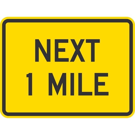 Lyle Next 1 Mile, 24x18, Diamond Grade, Yellow G-11720-DG_24x18