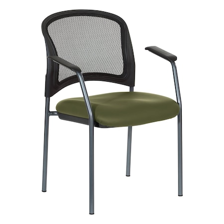 Office Star Products ProGrid Mesh Back Chair, Dillon Sage 86710R-R106