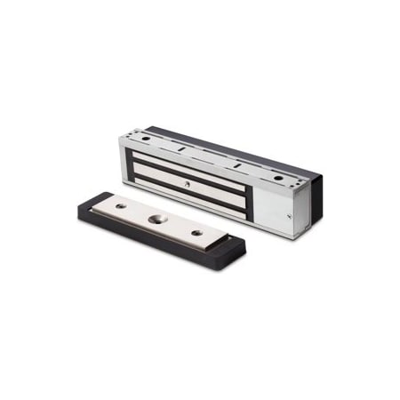 Schlage Electronic Security 1300lbs Delayed Egress Single Electromagnetic Lock, 15 Second Delay, 628/US28 Satin Aluminum M490DE-628