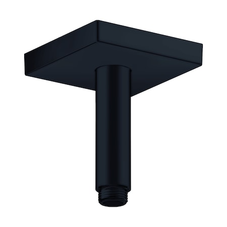 Axor ShowerSolutions Extension Pipe for Ceiling Mount Square, 4" in Matte Black 26437671