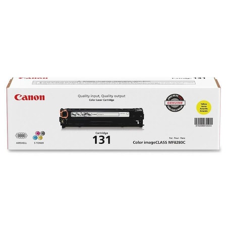 Canon Cartridge, Laser, 131, Yw CRTDG131Y