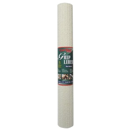 Con-Tact Brand Shelf and Drawer Liner, 5 ft L, 20 in W, Bright White 05F-C6F52-06
