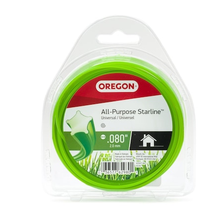 Oregon Trimmer Line, All-Purpose Starline, Star Shape, 200 feet, .080 Diameter Line 619769
