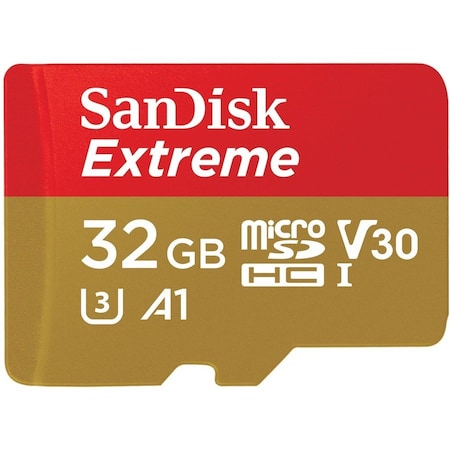 Western Digital WDT - Retail Flash USB SDSQXVF-032G-AN6MA 32 GB Extreme MicroSDHC UHS-I 60 Mbps Card With Adapter SDSQXVF-032G-AN6MA