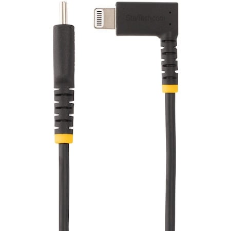 Startech.Com 3FT 1M DURABLE USB-C TO LIGHTNING CABLE - RIGHT-ANGLED HEAVY DUTY RUGGED USB TYPE-C TO RUSB2CLTMM1MR