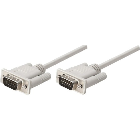 Manhattan VGA Monitor Cable - HD15M to HD15M, 3 m (10 ft.) 300926