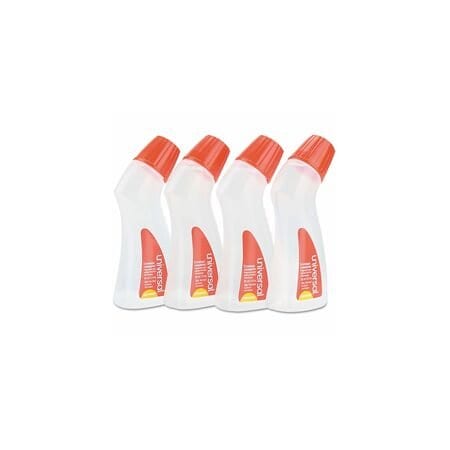 Universal Envelope Moistener with Adhesive, 2.2 oz Bottle, Clear, 4PK UNV46065VP