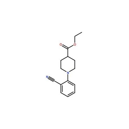 Ak Scientific Ethyl 1-(2-cyanophenyl)-4-piperidinecarboxylate (250mg), CAS 357670-16-7 1540AE-250mg