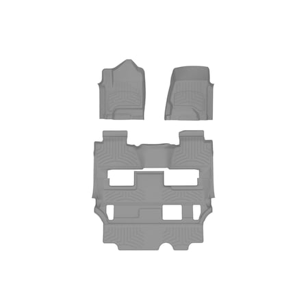 Weathertech Grey, Front and Rear FloorLiner HP 46607-1-5IM