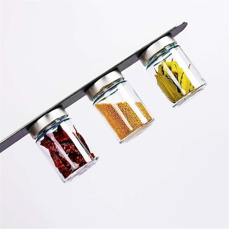 Alegria 25 cm Classic Glasses for Delicacies with White Metal Strip, Set of 3 AL2471937