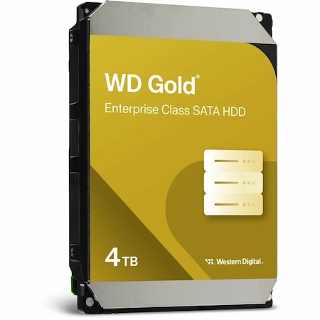 Western Digital WD GOLD ENTERPRISE CLASS SATA HDD, 4TB WD4004FRYZ