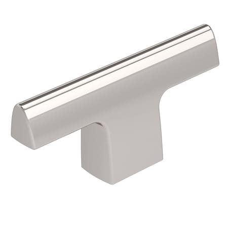 Amerock Riva 2-1/2 in 64 mm Length Polished Nickel Cabinet Knob BP55361PN