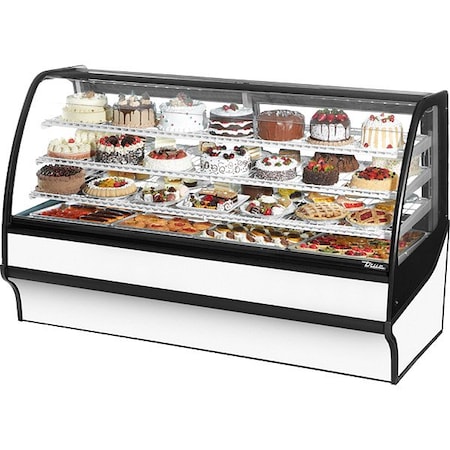 True Refrigeration Refrigerated Merchandiser, 49 1/8 in H TDM-R-77-GE/GE-W-W