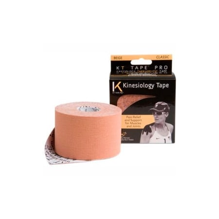 Fabrication Enterprises KTÂ Kinesiology Tape, Uncut, 2" x 16 ft., Beige, Set of 4 Rolls 25-3410-4