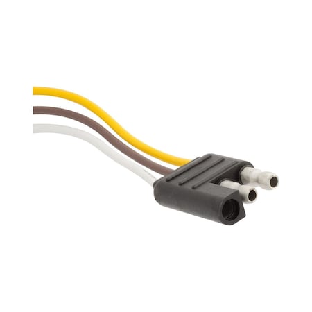 Auveco Pigtail Receptacle 3-Way Harness Connector Male, 5PK 8769