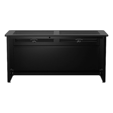 Versadesk Computer Desk, 24 in D X 31 in H, 60 in W X DV6024-BB