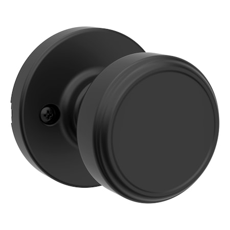 Kwikset Residential Door Knobs Half Dummy Reversible Matte Black 488MNKRDT-514