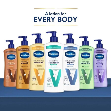 Vaseline Sensitive Skin Relief Body Lotion, 20.3 Ounce, 4PK 64340994