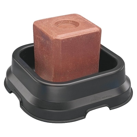 Fortex Fortiflex Block Pan, Polyethylene/Rubber, Black SBP-10