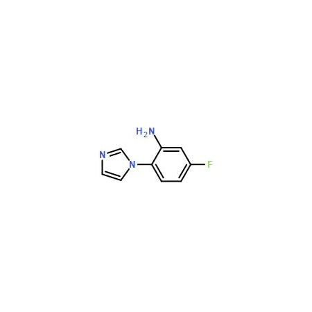 Ak Scientific 5-Fluoro-2-(1H-imidazol-1-yl)aniline (100mg), CAS 251649-52-2 8409AD-100mg