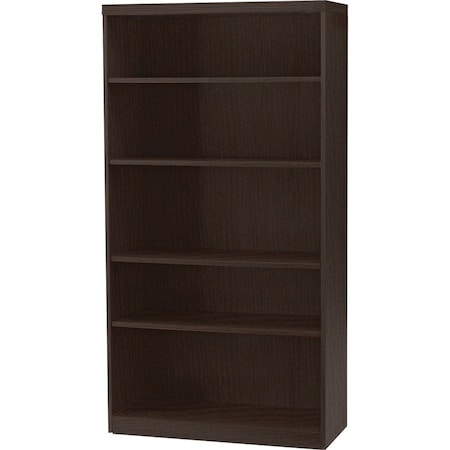 Mayline Abrdn 5-Shlf Bkcase, Mcha, 36"x12"x68 3/4" AB5S36LDC