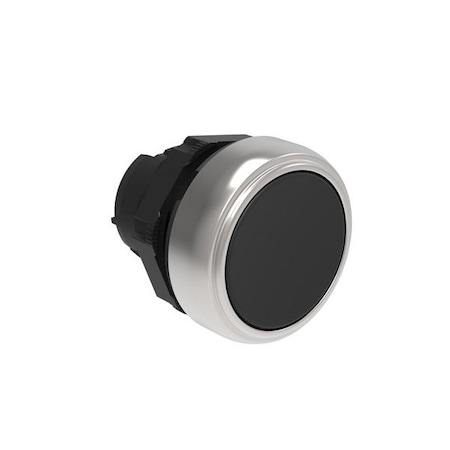 Lovato Maintained Black 22Mm Flush Button, 10PK LPCQ102