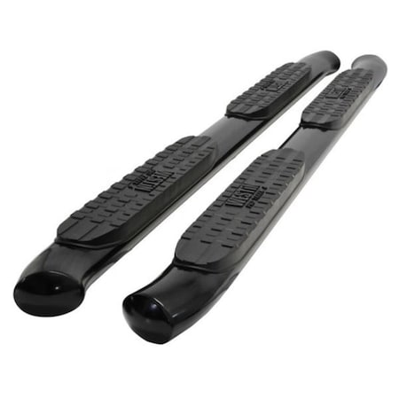 Perfectpitch Pro Traxx 4 Oval Nerf Step Bars for 2021-2022 Ford Bronco 4-Door, Textured Black PE3238113