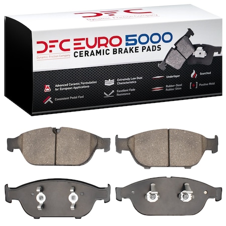 Dfc 5000 Euro Ceramic Disc Brake Pad Set,  1600-1549-00
