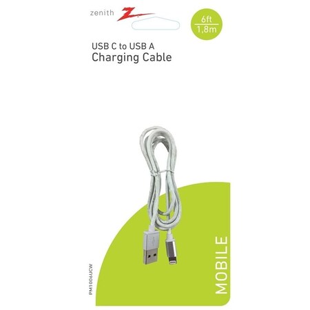 Zenith USB Cable, White Sheath PM1006UCW