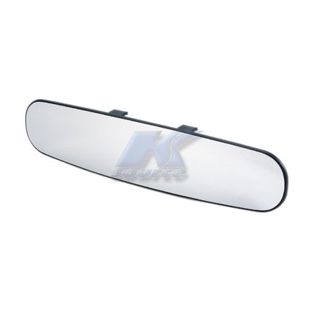 K-Source Non Auto Dimming Flat Glass Clamp On 1112 Wide View Painted Black Plastic RM010