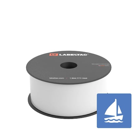 Labeltac Marine Supply 2in x 150ft LT4/Pro X, White LT202MN