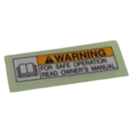 John Deere LABEL, JOHN DEERE OEM PS10805 PS10805