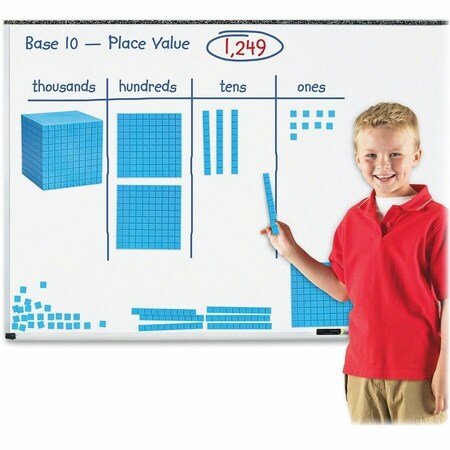 Learning Resources Giant Magnetic Base Ten Set, Blue LRNLER6366