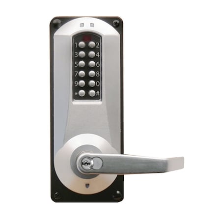 Dormakaba E-Plex 5086 Entry/Egress Back to Back Mortise Lock, 100 Access Codes, 3,000 Audit Events, Schlage F E5086SWL-626-41