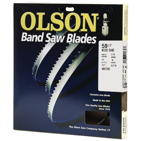 Olson Saw Blade, 14 in W, 5912 in L, 14 TPI WB55759DB