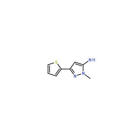Ak Scientific 1-Methyl-3-(2-thienyl)-1H-pyrazol-5-amine (5g), CAS 118430-78-7 Y7190-5g