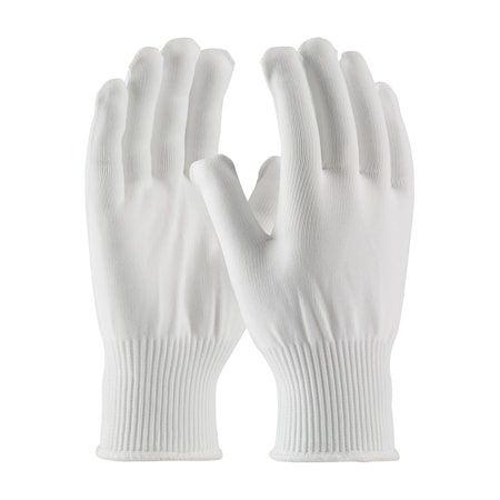 Cleanteam Medium Weight Seamless Knit Nylon Clean Environment Glove, 13 Gauge, 12PK 9262