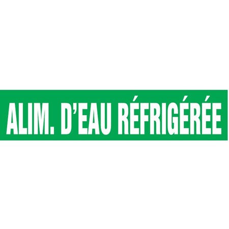 Accuform FRENCH PIPE MARKER ALIM D ft EAU CRPK251STC