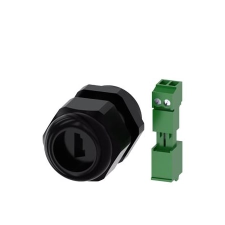 Siemens Metric M25 cable gland for AS-i shaped cable, for routing the 3SU1900-0HF10-0AA0-ZY19